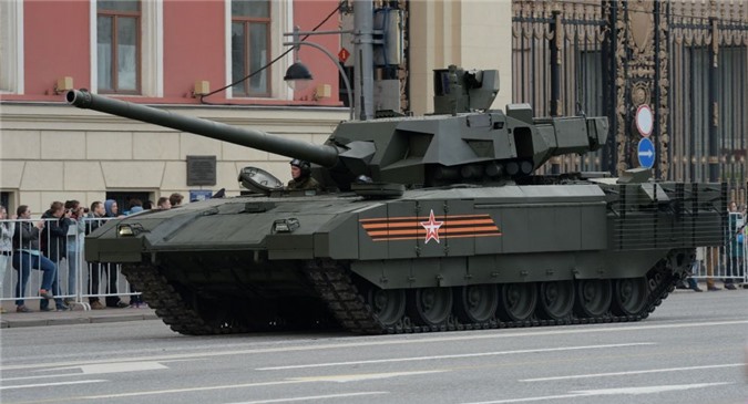 Quân đội Nga với siêu tăng T-14 "Armata" vượt trội hơn quân đội Mỹ