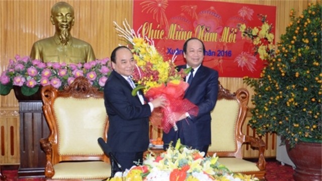 Phó Thủ tướng Chính phủ Nguyễn Xuân Phúc thăm và chúc Tết tỉnh Hà Nam