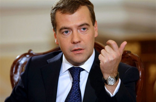 Thủ tướng Medvedev: Nga không tham vọng thống lĩnh thế giới