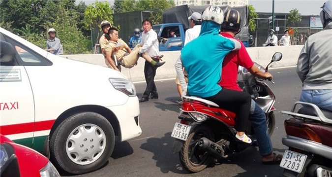 Tình tiết mới nhất vụ 'quái xế' tông gãy chân cảnh sát giao thông