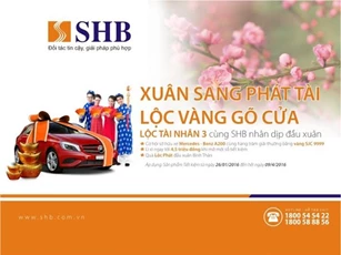 Gửi tiết kiệm tại SHB trúng Mercedes Benz