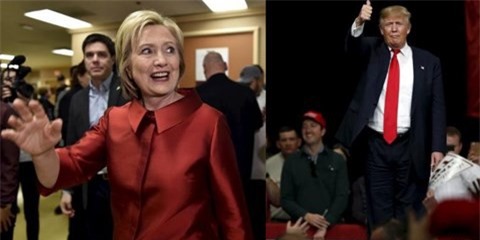 Clinton, Trump bất ngờ chiến thắng, Jeb Bush ngậm ngùi rời cuộc đua