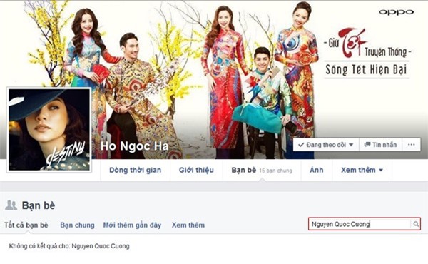 Cường Đôla 'cạch mặt' với Hồ Ngọc Hà  trên Facebook