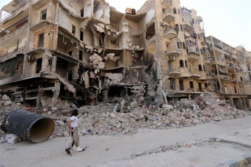 Syria: Khủng bố nã 70 tên lửa vào Aleppo, 53 người thương vong