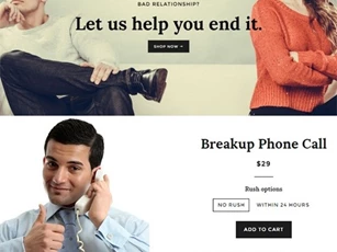 Mỹ: Độc đáo dịch vụ... chia tay hộ