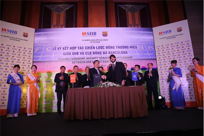 Ngân hàng SHB và CLB Barcelona ký kết hợp tác chiến lược