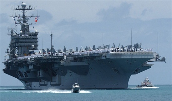 Tàu sân bay hạt nhân USS John Stennis của Mỹ tập trận với Hàn Quốc