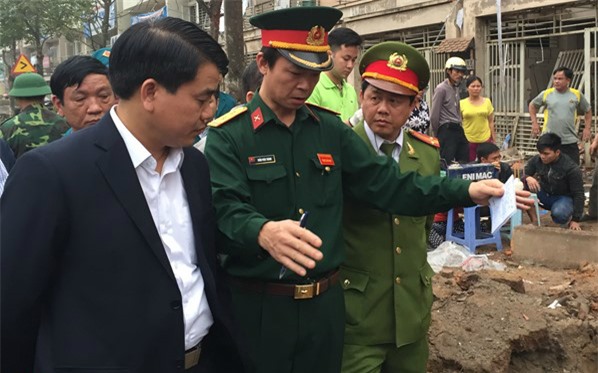 Chủ tịch Nguyễn Đức Chung trực tiếp chỉ đạo giải quyết hậu quả vụ nổ ở Hà Đông