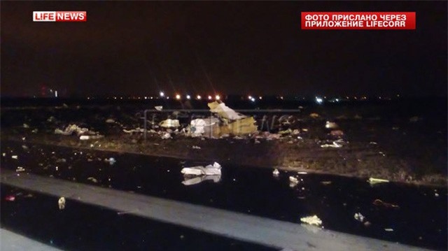 Hé lộ nguyên nhân máy bay Dubai rơi ở Nga làm 62 người chết