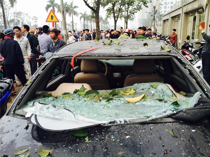 Chùm ảnh: Sức công phá kinh hoàng của vụ nổ ở khu đô thị Văn Phú - Hà Đông