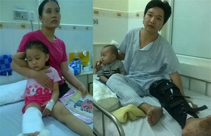 Côn đồ dùng mã tấu truy sát cả nhà, chém bé gái 3 tuổi