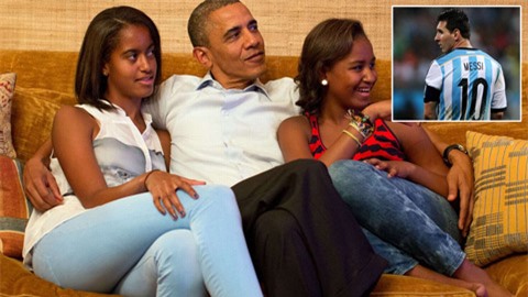 Tổng thống Obama tiếc nuối vì không gặp được Messi