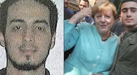 Đức bác tin Thủ tướng Merkel chụp ảnh với kẻ khủng bố