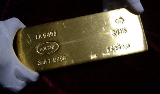 Nga bất ngờ tăng 6 tỷ USD vàng dự trữ chỉ trong một tuần