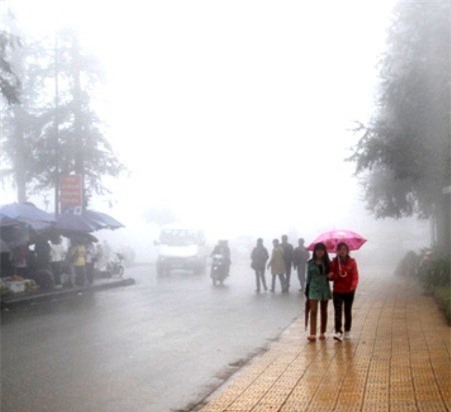 Dự báo thời tiết 29/3: Miền Bắc có mưa, sương mù