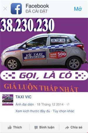 Vic Taxi "tự xưng" giá tốt nhất nhưng không rẻ nhất?