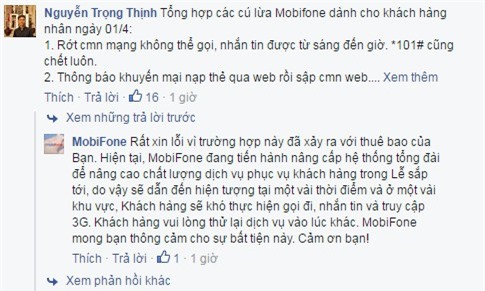 Hàng loạt thuê bao Mobifone “tê liệt” vào ngày cá tháng Tư