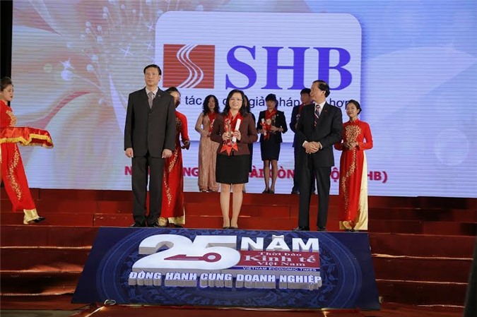 SHB đạt 'Thương hiệu mạnh Việt Nam' lần thứ 8