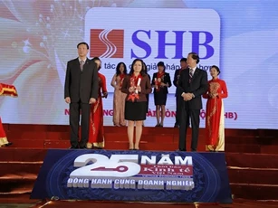 SHB đạt 'Thương hiệu mạnh Việt Nam' lần thứ 8