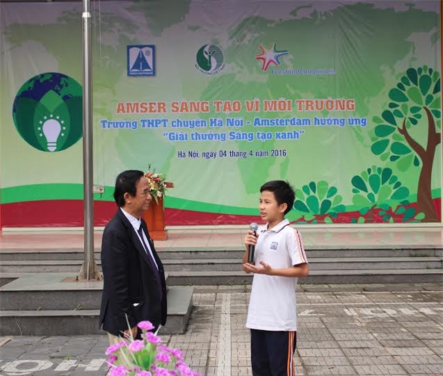 “Sáng tạo vì môi trường" đến với học sinh Hà Nội