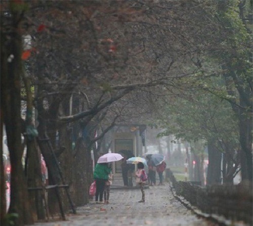 Hôm nay 11/4, các tỉnh miền Bắc sẽ đón rét nàng Bân