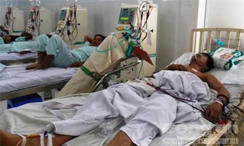 Ăn bọ rầy rang rồi nôn ra máu, 3 người thương vong