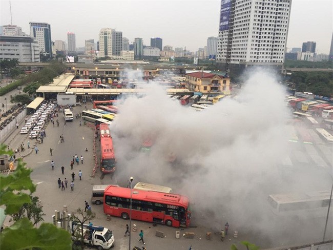 Xe khách bốc cháy tại Bến xe Mỹ Đình: Lãnh đạo bến xe nói gì?