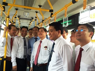 Khai trương xe buýt của Transerco từ Ga Hà Nội đi Nội Bài