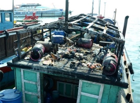 Nổ bình gas ở vùng biển Trường Sa, 2 ngư dân thiệt mạng