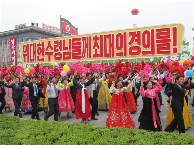 Chùm ảnh: Hoành tráng và rực rỡ tại lễ bế mạc Đại hội Đảng Triều Tiên