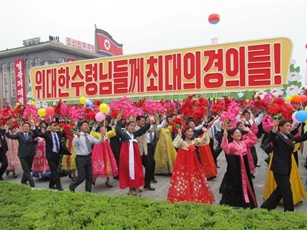 Chùm ảnh: Hoành tráng và rực rỡ tại lễ bế mạc Đại hội Đảng Triều Tiên