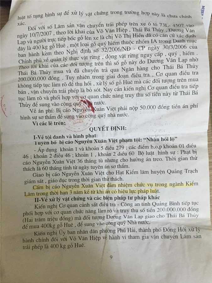 Quảng Bình: Dính án tham nhũng vẫn được điều động làm “lãnh đạo”