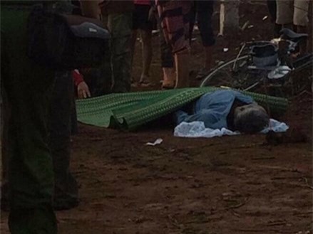 Say rượu, cụ ông đi xe đạp rơi xuống đập nước tử vong