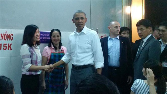 Tổng thống Obama ăn hết 2 suất bún chả Hà Nội