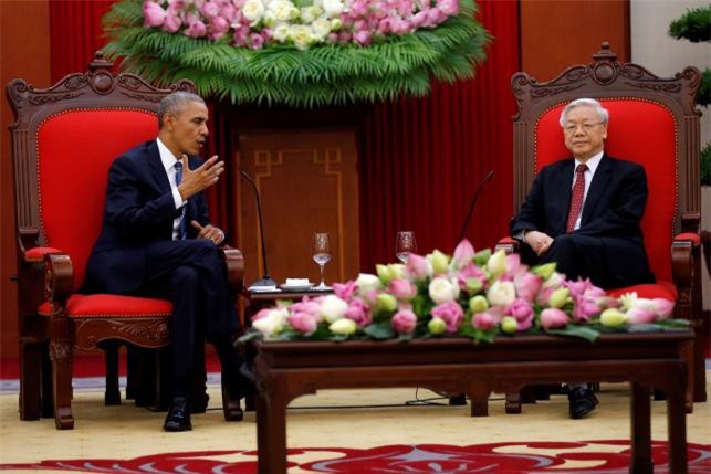 Tổng bí thư Nguyễn Phú Trọng và cuộc gặp lịch sử với ông Obama