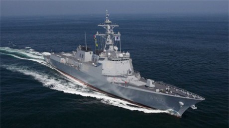 Hàn Quốc lắp hệ thống đánh chặn tên lửa cho tàu khu trục đối phó Triều Tiên