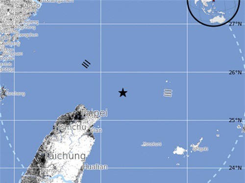 Động đất mạnh 7,2 độ richter rung chuyển Đài Loan
