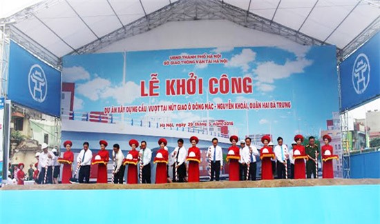 Hà Nội xây cầu vượt nút Ô Đông Mác - Nguyễn Khoái 166 tỷ đồng