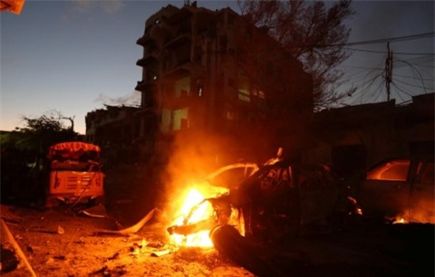 Đánh bom liều chết ở Somalia, 55 người thương vong