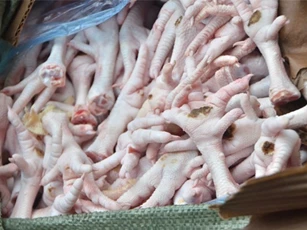 Bắt giữ hơn 3 tấn chân gà đông lạnh đang tìm cách tiêu thụ