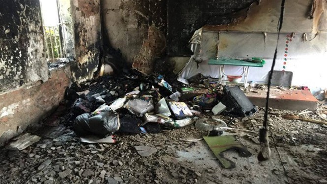 Hà Nội: Trường mầm non Đông La bị thiêu rụi sau vụ cháy