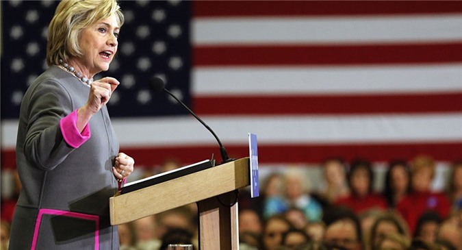 Bà Clinton kết thúc mùa bầu cử sơ bộ với chiến thắng tại Washington DC 