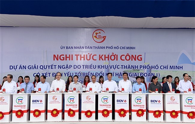 TP. HCM khởi công "siêu dự án" chống ngập 10.000 tỷ đồng
