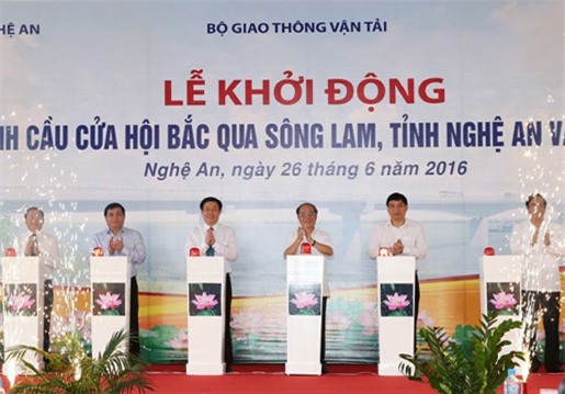 Khởi công cây cầu nghìn tỷ nối đôi bờ hạ lưu sông Lam