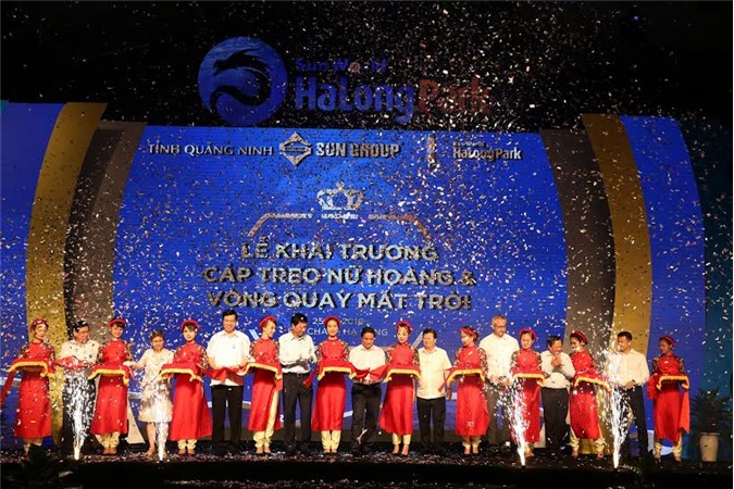 Khánh thành cáp treo nữ hoàng và vòng quay mặt trời tại Quảng Ninh