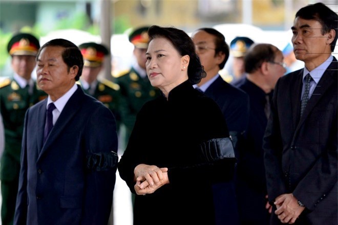 Lãnh đạo cấp cao dự Lễ viếng 9 quân nhân CASA-212 hy sinh