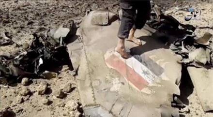 Phiến quân bắn rơi máy bay chiến đấu của Syria, phi công bị bắt giữ