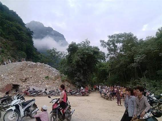 Sập mỏ đá ở Thanh Hóa, 2 người thương vong