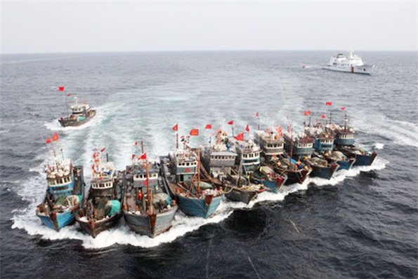 Hàn -Trung đàm phán về việc đánh bắt trộm của tàu cá Trung Quốc