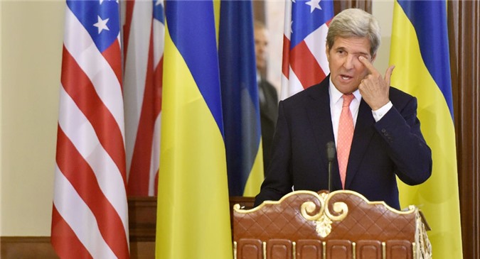 Ông Kerry tin rằng sự can thiệp của Mỹ đã ngăn chặn đổ máu ở Ukraine